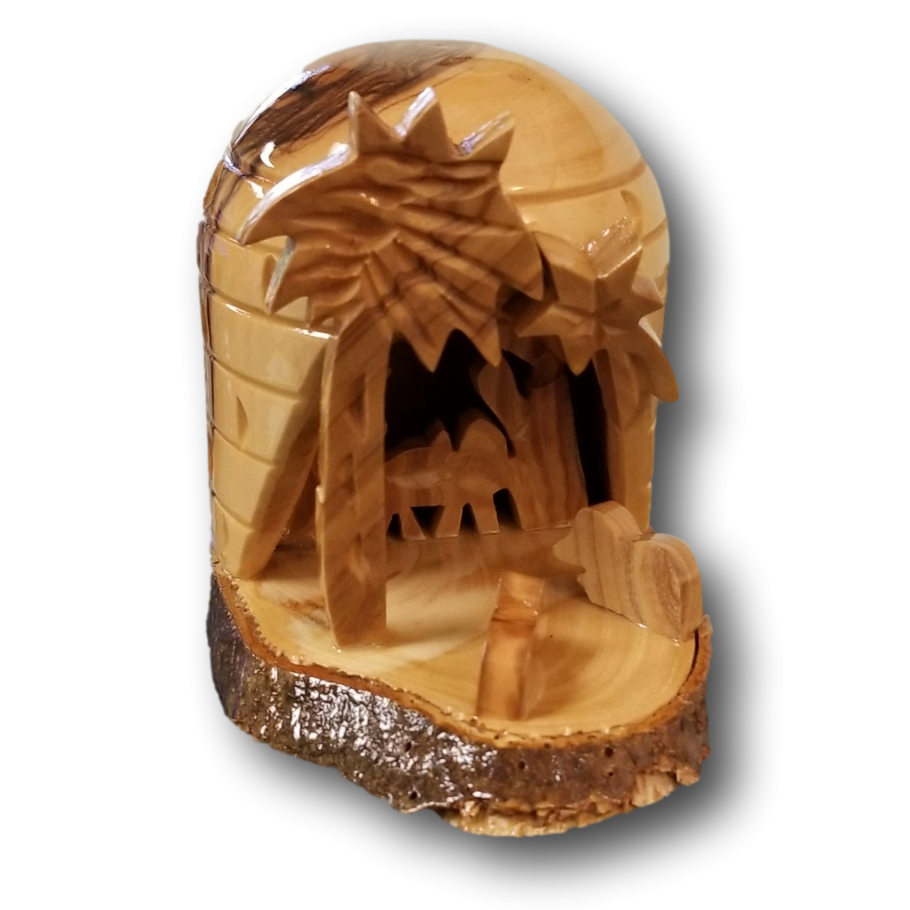 Ornament Laser carved, 3-D, Different Styles, Size: 3.1"/8 cm Height - Blest Art, Inc. 