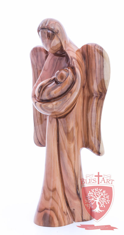 Angel with Baby Jesus, Plain Face