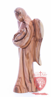 Angel with Baby Jesus, Plain Face