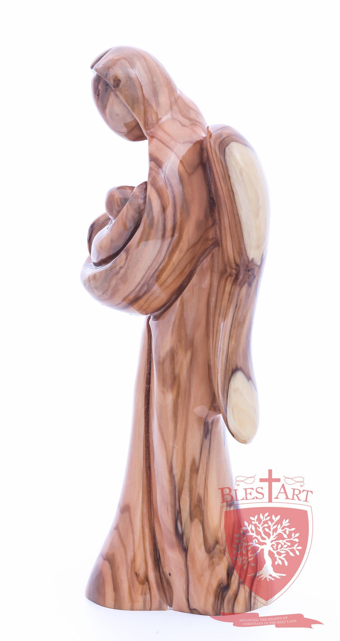 Angel with Baby Jesus, Plain Face