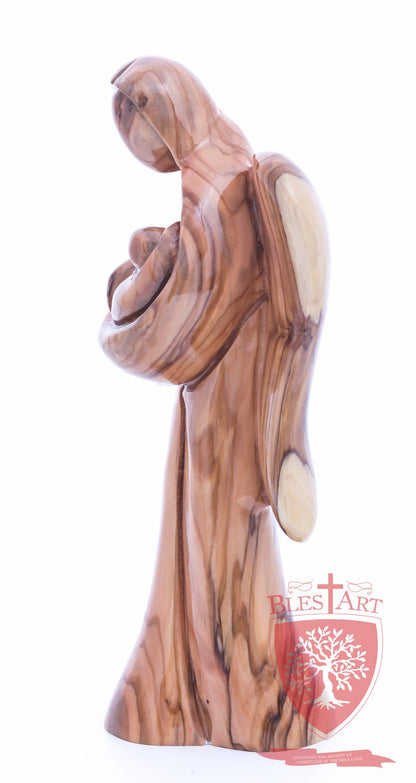 Angel with Baby Jesus, Plain Face