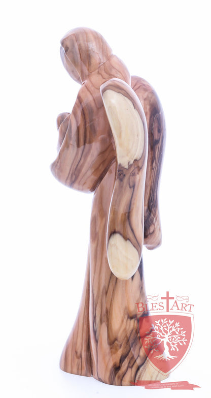 Angel with Baby Jesus, Plain Face