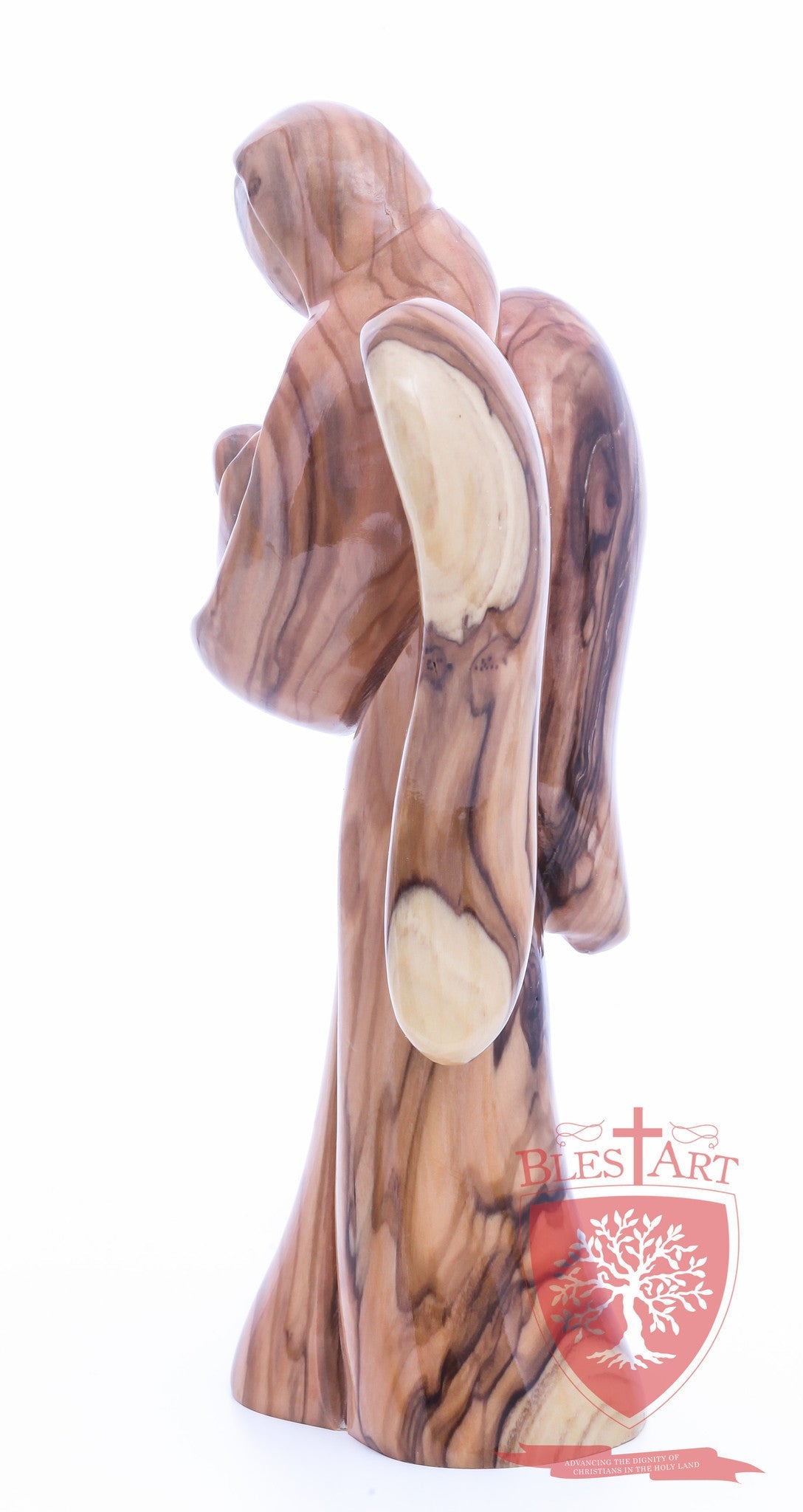 Angel with Baby Jesus, Plain Face