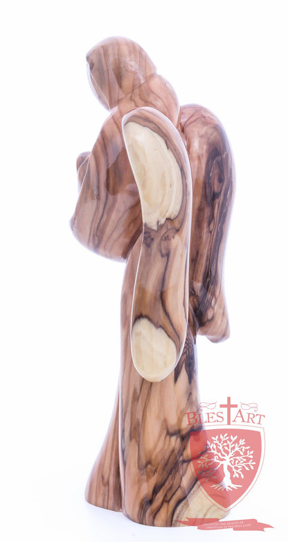 Angel with Baby Jesus, Plain Face