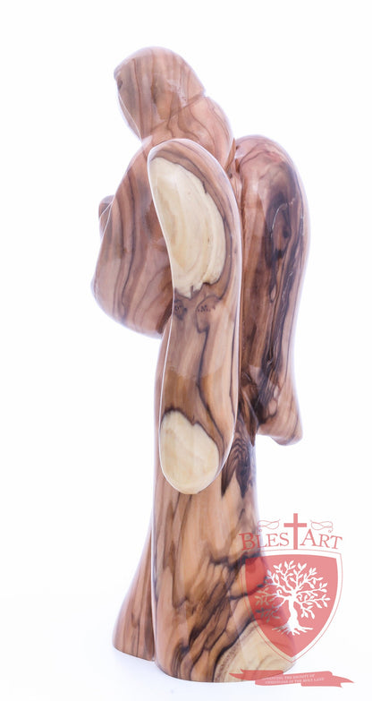 Angel with Baby Jesus, Plain Face