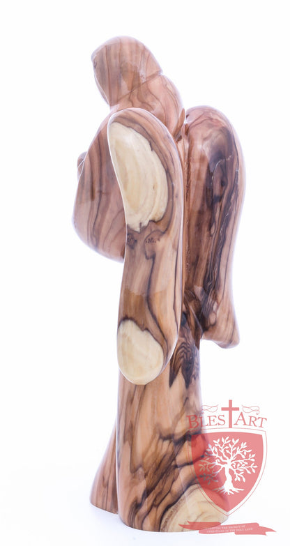 Angel with Baby Jesus, Plain Face