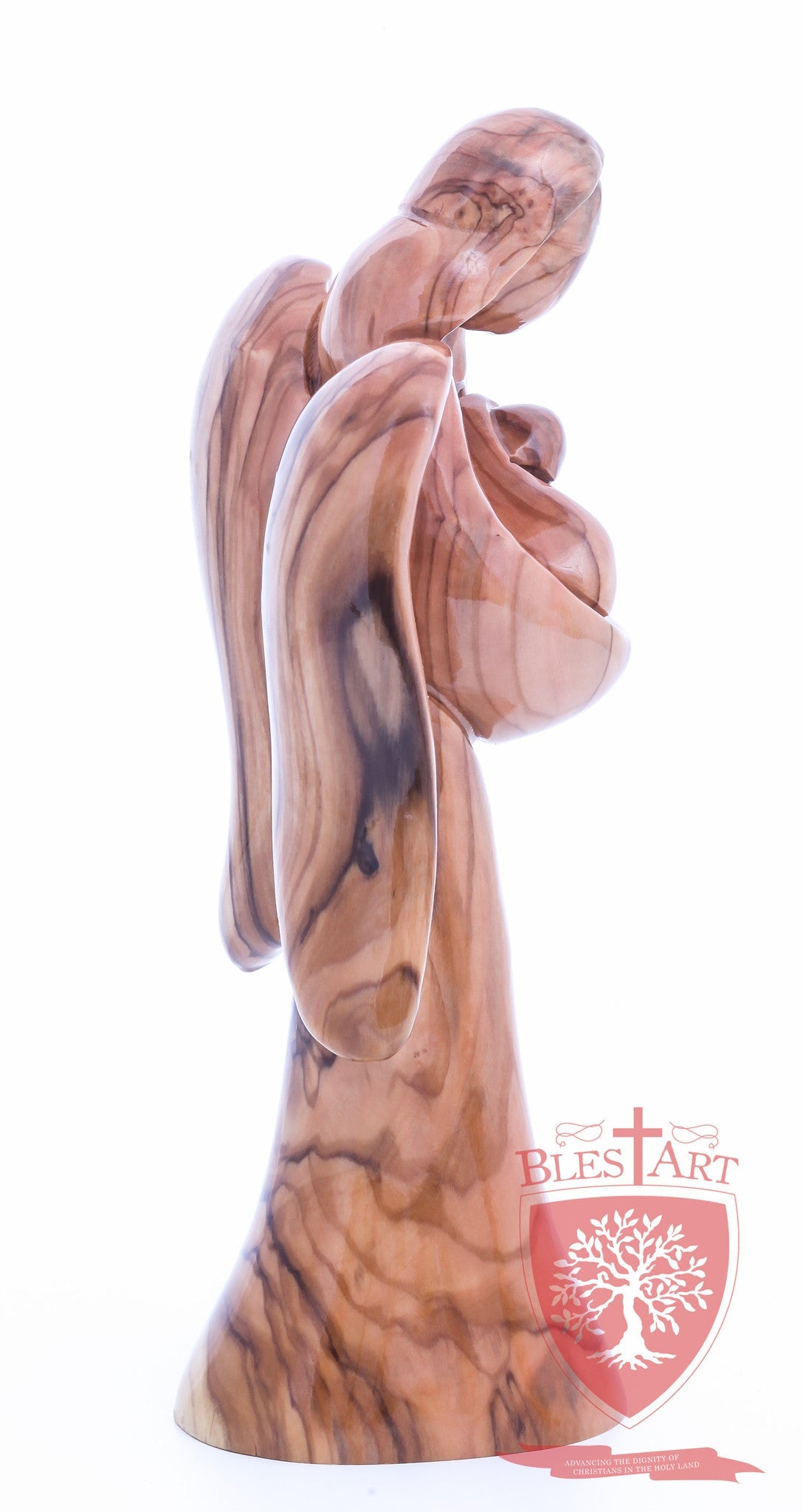 Angel with Baby Jesus, Plain Face