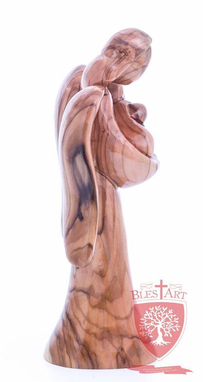 Angel with Baby Jesus, Plain Face