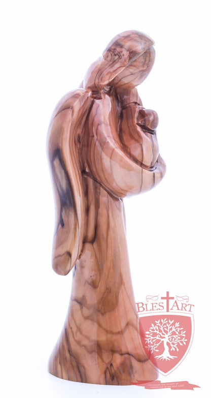 Angel with Baby Jesus, Plain Face