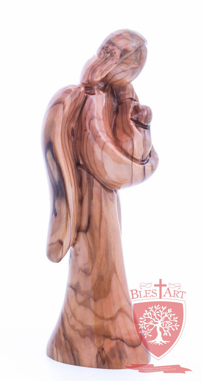 Angel with Baby Jesus, Plain Face