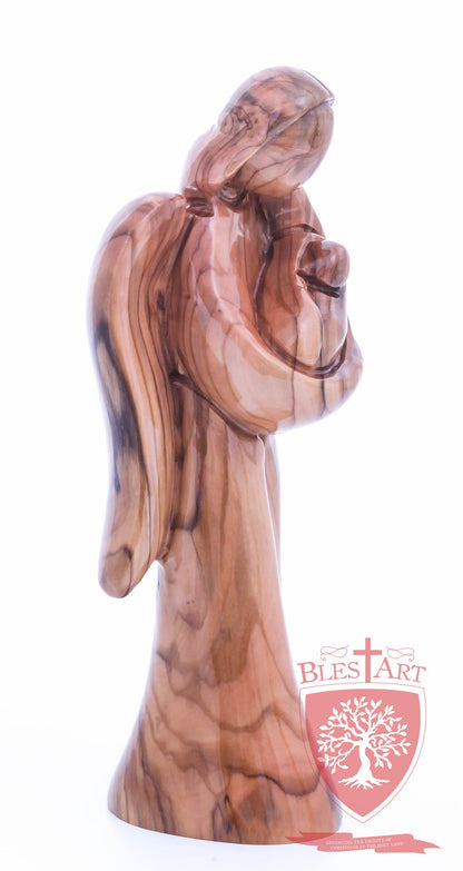 Angel with Baby Jesus, Plain Face