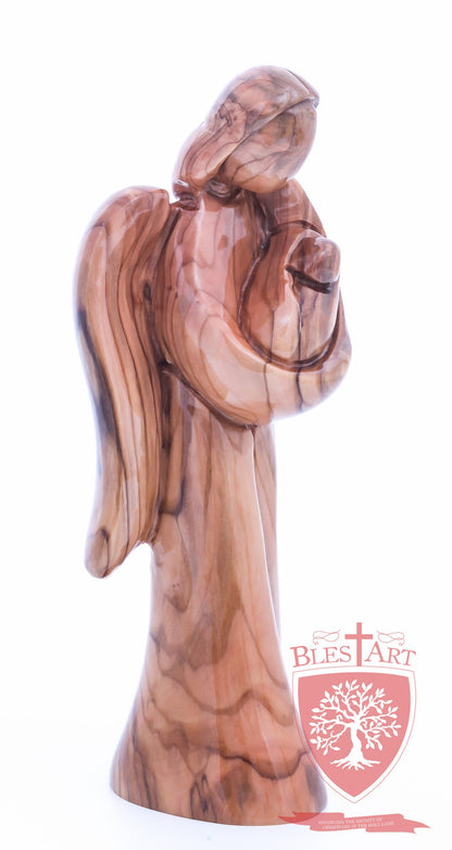 Angel with Baby Jesus, Plain Face