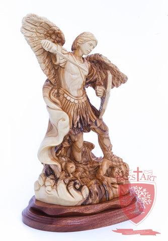 St. Michael the Archangel, Size: 8.5" Height, 5.5'' width