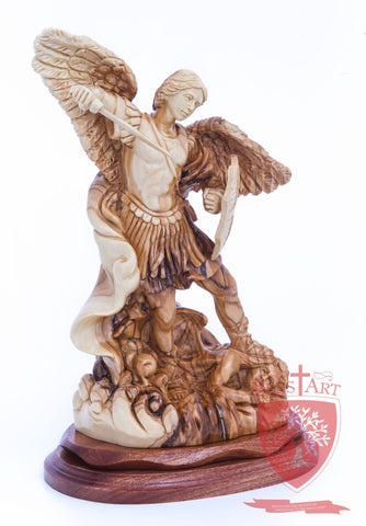 St. Michael the Archangel, Size: 8.5" Height, 5.5'' width