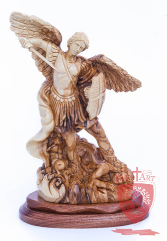 St. Michael the Archangel, Size: 8.5" Height, 5.5'' width