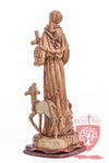 St. Francis and the Animals, Cathedral Quality, Size: 17.7"/45 cm