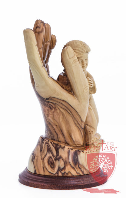 Isaac in the Hands of God, Size 6"/15 CM Height