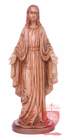 Blessed Mother Mary - Olive wood