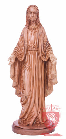 Blessed Mother Mary - Olive wood