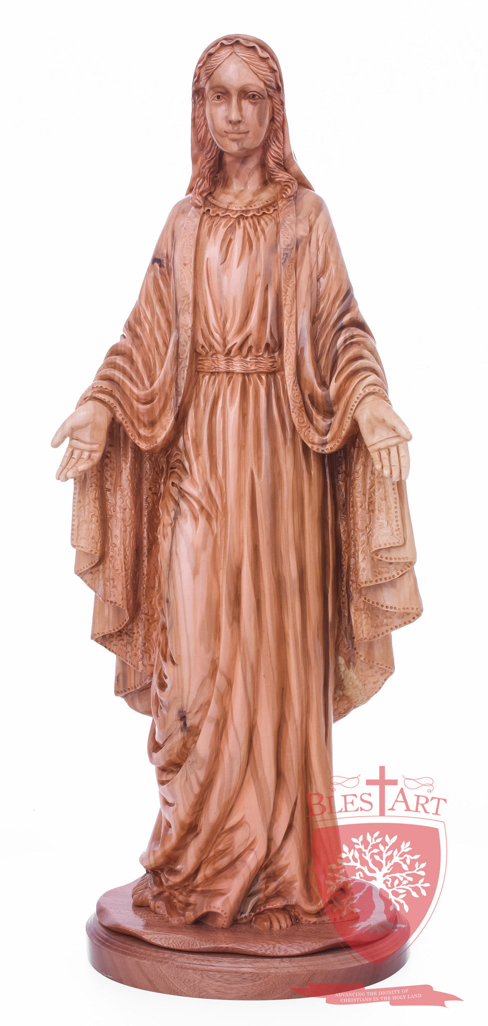 Blessed Mother Mary - Olive wood