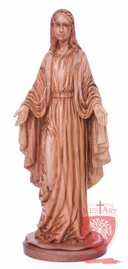 Blessed Mother Mary - Olive wood