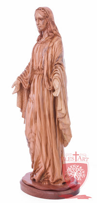 Blessed Mother Mary - Olive wood