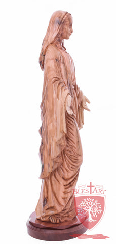 Blessed Mother Mary - Olive wood