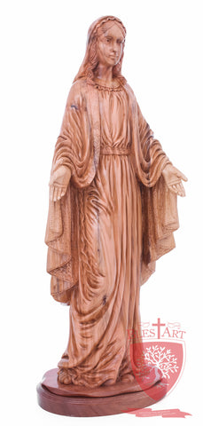 Blessed Mother Mary - Olive wood