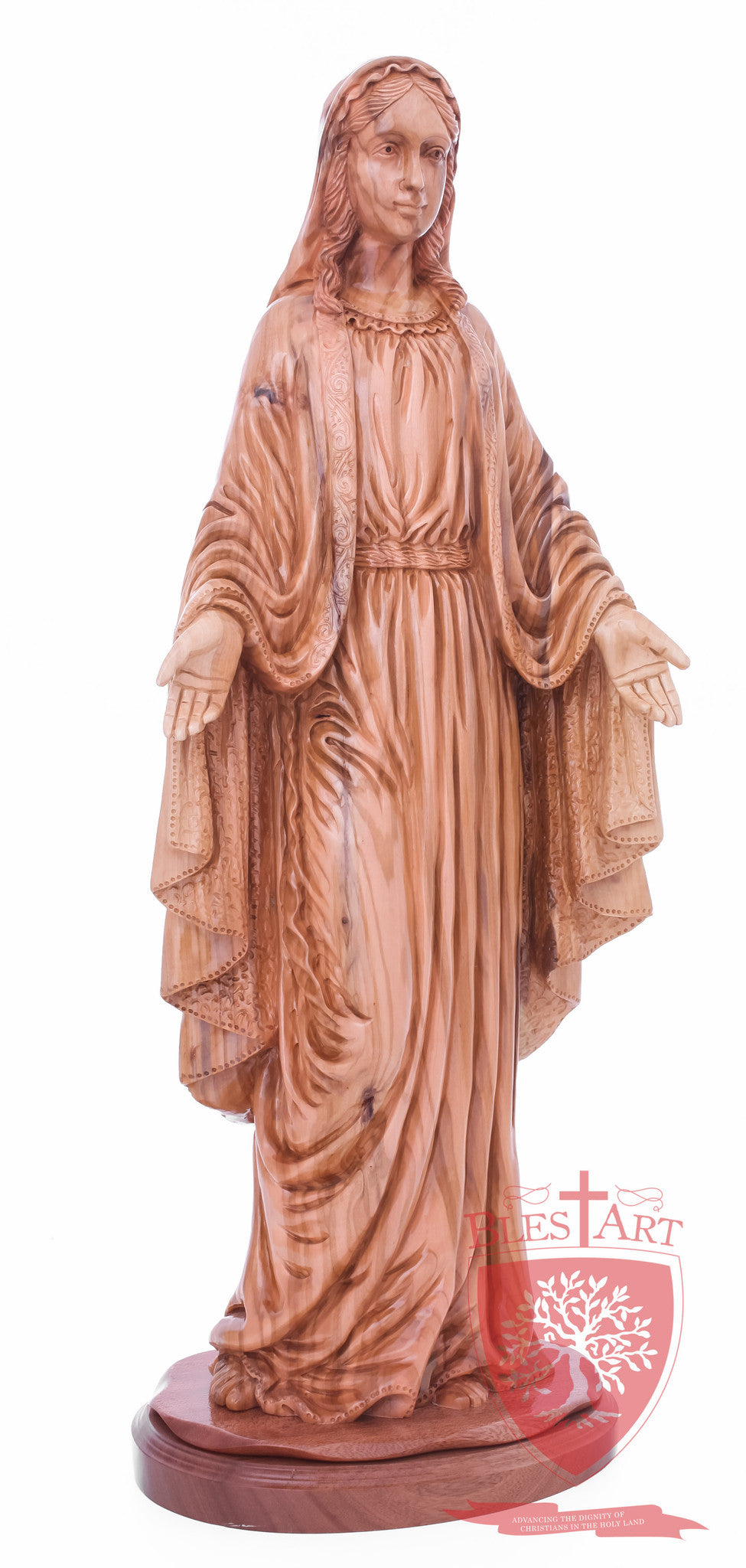 Blessed Mother Mary - Olive wood