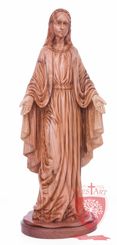 Blessed Mother Mary - Olive wood