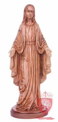 Blessed Mother Mary - Olive wood