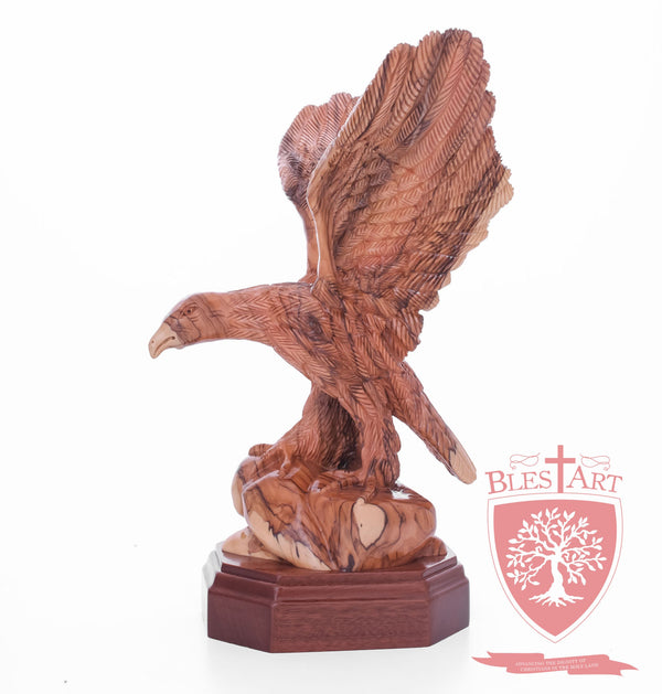 American Style Eagle - Olive wood