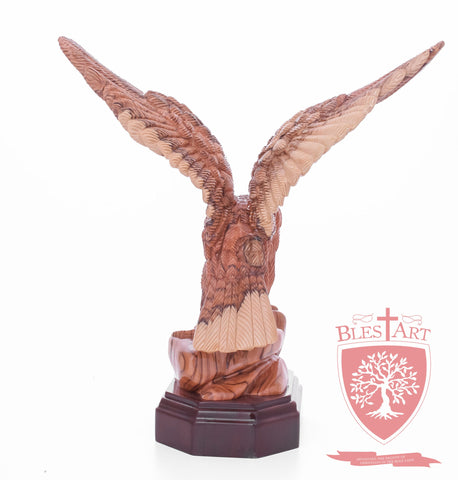 American Style Eagle - Olive wood