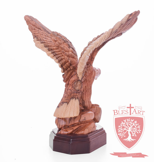 American Style Eagle - Olive wood