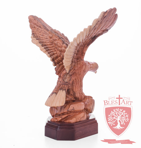 American Style Eagle - Olive wood