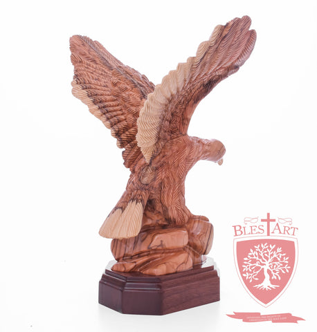 American Style Eagle - Olive wood