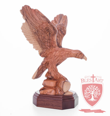 American Style Eagle - Olive wood