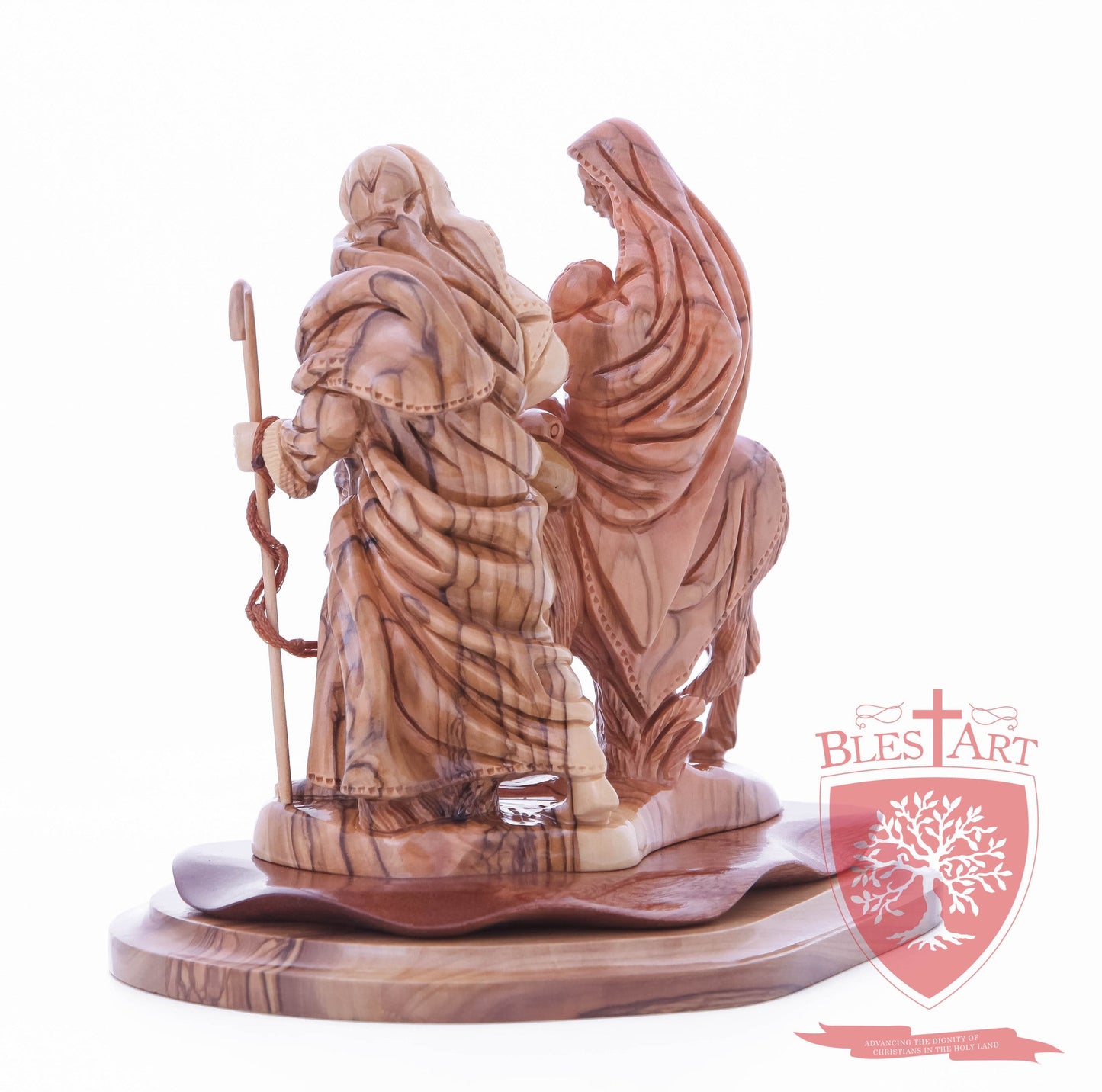 Holy Family flight to Egypt, Size  6.5" X 5" X 6"