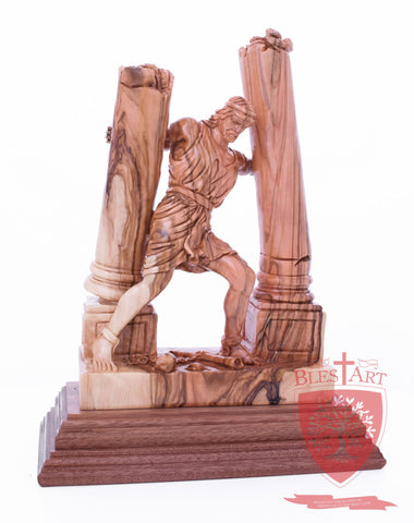 Samson destroying the temple, Size: 8.5" 5" 11.5"