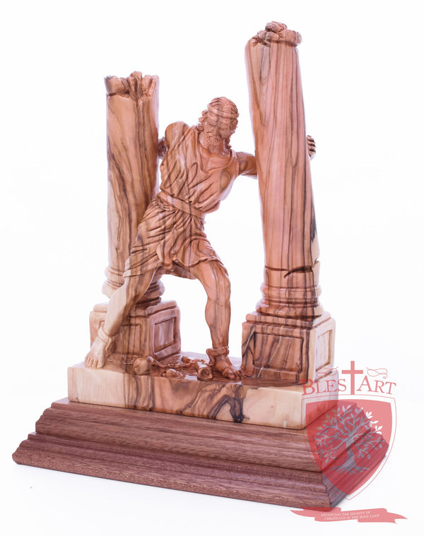 Samson destroying the temple, Size: 8.5" 5" 11.5"