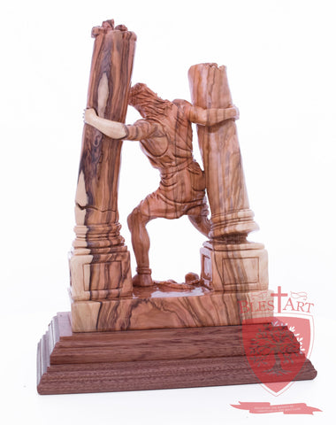 Samson destroying the temple, Size: 8.5" 5" 11.5"