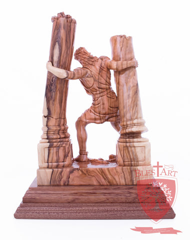 Samson destroying the temple, Size: 8.5" 5" 11.5"