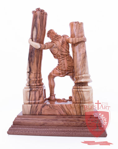 Samson destroying the temple, Size: 8.5" 5" 11.5"