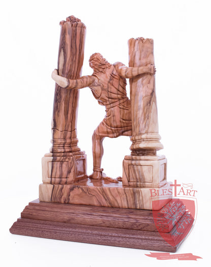 Samson destroying the temple, Size: 8.5" 5" 11.5"