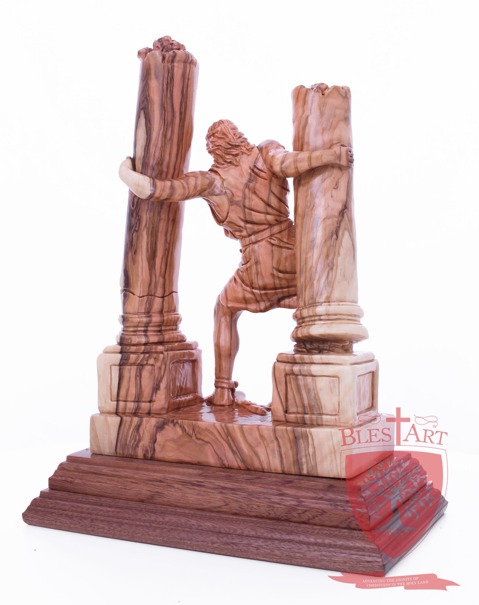 Samson destroying the temple, Size: 8.5" 5" 11.5"