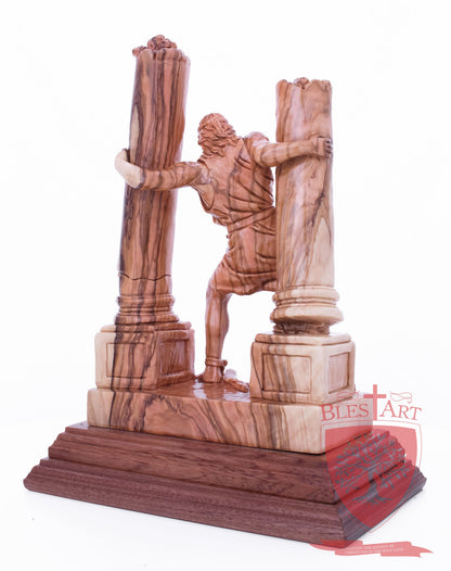 Samson destroying the temple, Size: 8.5" 5" 11.5"