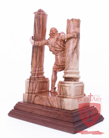 Samson destroying the temple, Size: 8.5" 5" 11.5"