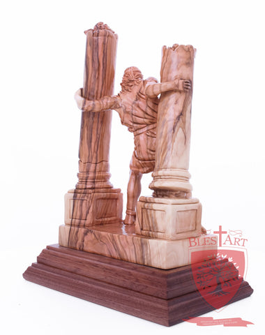 Samson destroying the temple, Size: 8.5" 5" 11.5"