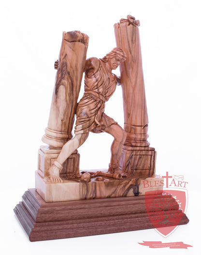 Samson destroying the temple, Size: 8.5" 5" 11.5"