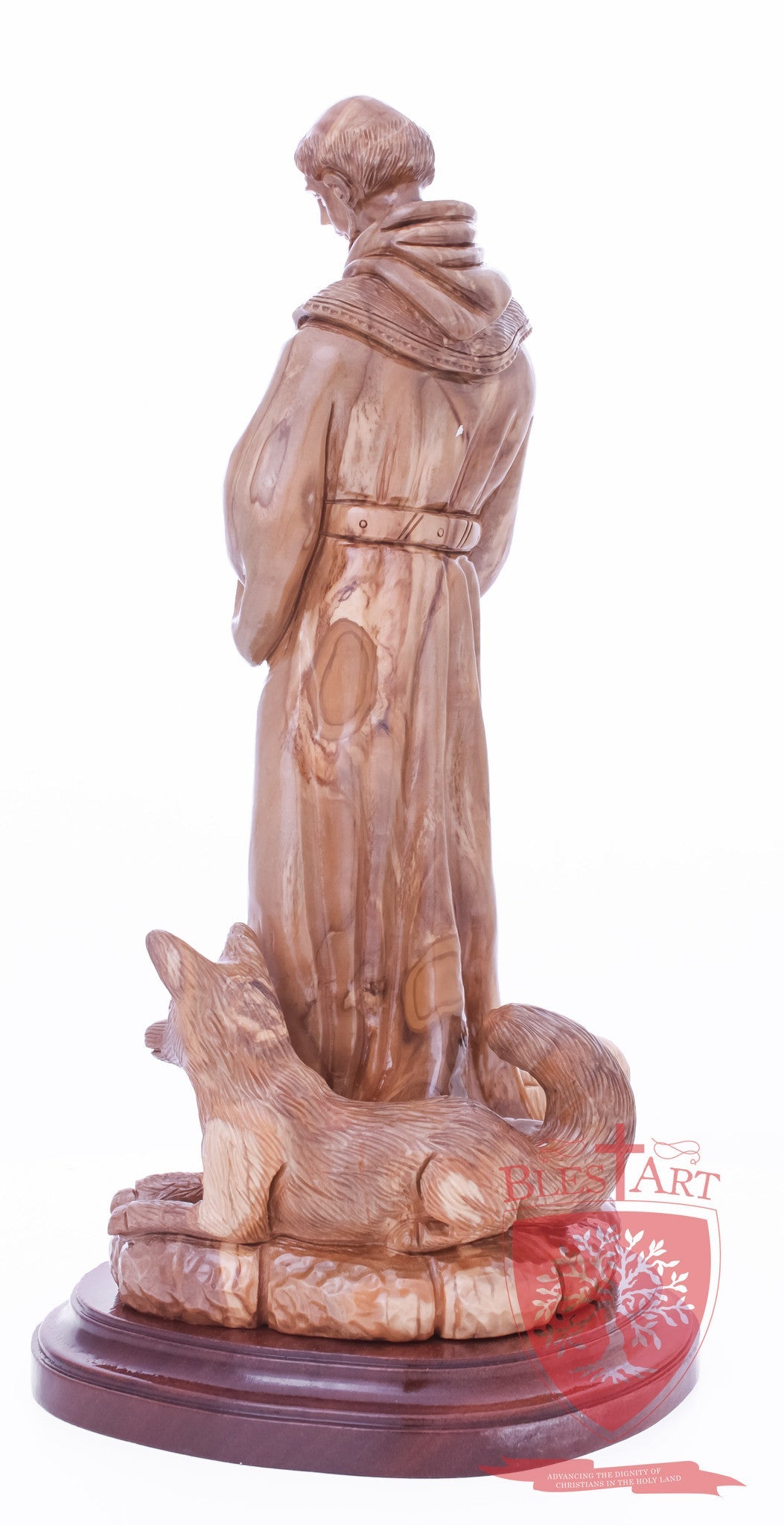 St. Frances with animals, Size: 6.5" 6" 13.5" / 35 CM